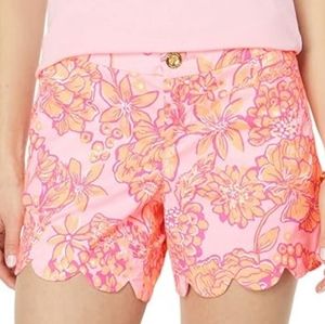 Lilly Pulitzer Buttercup Stretch Shorts Mandevilla Baby Days Bloom Size 2